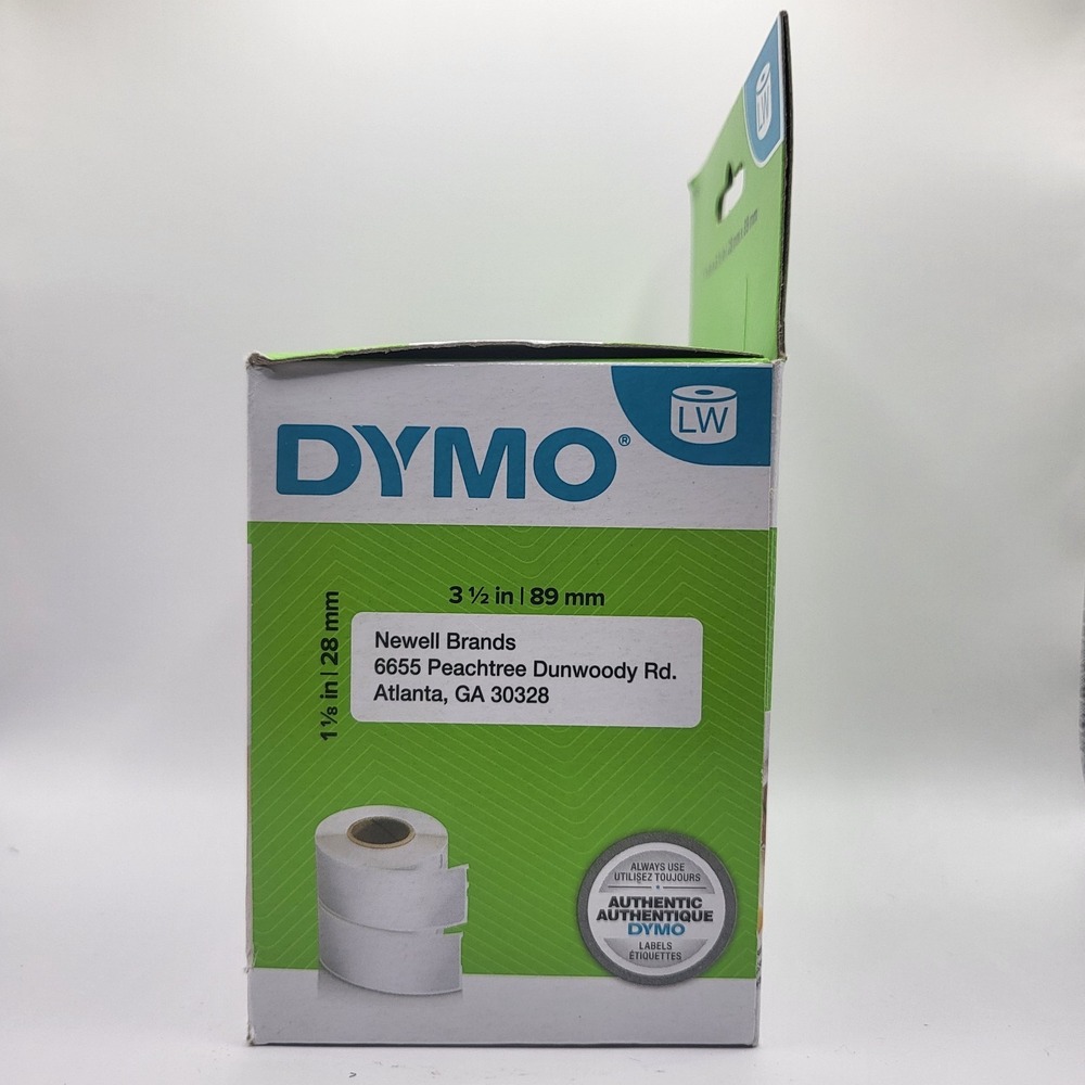 Dymo Label Writer Address Labels 28x89mm 4 Rolls 350 Each 2 Boxes NIB - Picture 4 of 6